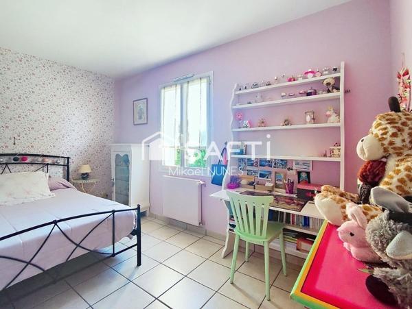 LHERM - Maison T5 de 114 m² - Piscine - 4 chambres.