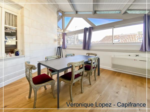 Agen hyper centre, emplacement privilégié sur le boulevard piéton et à deux pas du marché, superbe appartement traversant en duplex