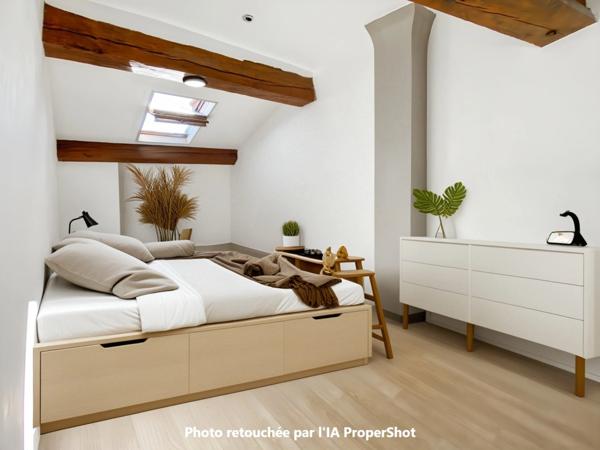 Agen hyper centre, emplacement privilégié sur le boulevard piéton et à deux pas du marché, superbe appartement traversant en duplex