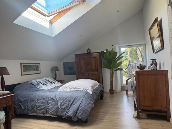 Golfe du Morbihan - Sarzeau  (56370) - Longère de caractère - 190 m2 habitables, avec 80 m2 de grenier aménageable - Piscine - Dépendances - Terrain - 1 ha : un véritable écrin de sérénité
