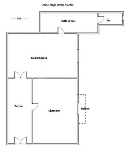 Immeuble mixte de 450 m²