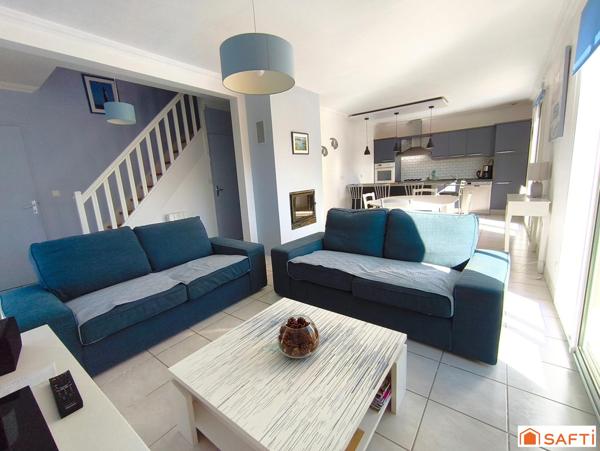 Maison lumineuse avec vie de plain-pied située proche plage