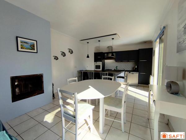 Maison lumineuse avec vie de plain-pied située proche plage