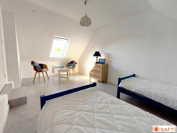 Maison lumineuse avec vie de plain-pied située proche plage