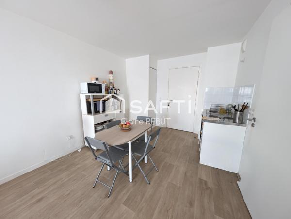 Studio de 27m² avec parking résidence de 2019