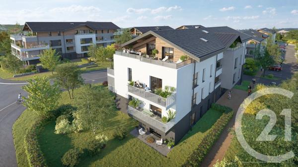 Appartement F3 à vendre  3 pièces - 62,51 m 2   PONTARLIER  - 25