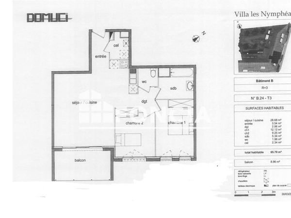 Location Appartement 3 pièces 65.79 m² - 2-6 ROUTE DE DARNETAL Rouen 76000