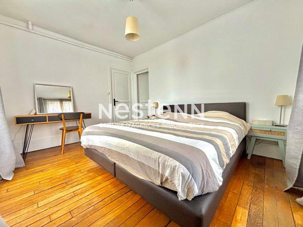 Nestenn Igny Maison familiale en pierre meulière 1892 à Igny centre, entièrement rénovée, 5 chambres, studio indépendant, jardin arboré, charme de l'ancien et prestations haut de gamme, aucun travaux, chauffage au sol, sous-sol, buanderie, bureau, proch