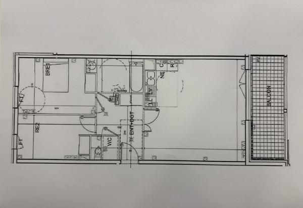 ISSY LES MOULINEAUX - FORT D'ISSY - Vente appartement 3 pièces traversant de 68 m² avec une terrasse orienté Sud/Ouest