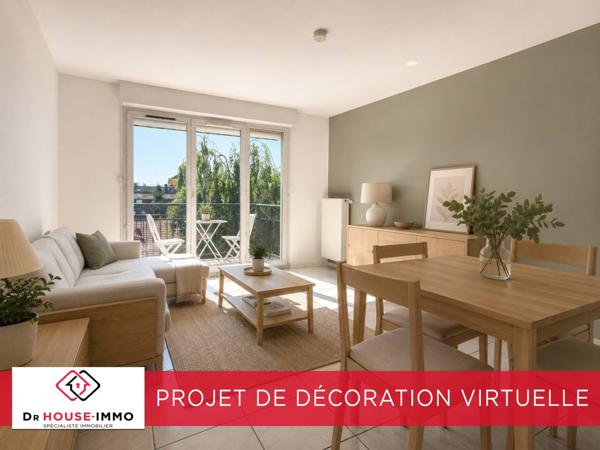 Appartement à vendre 3 pièces de 61 m²