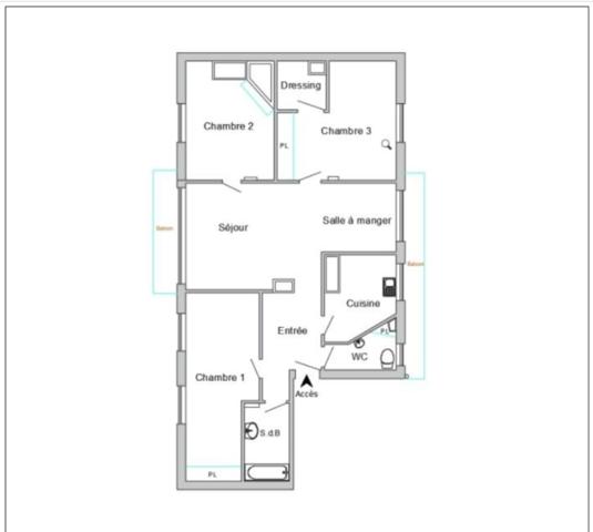 Appartement
         5 pièces
        - 88 m² 615 000 € *