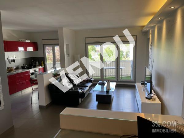 Essey-lès-Nancy, appartement meublé de type F2 de 51 m² au 2ème étage avec 1 chambre et 1 balcon de 8m² Nancy (54000)