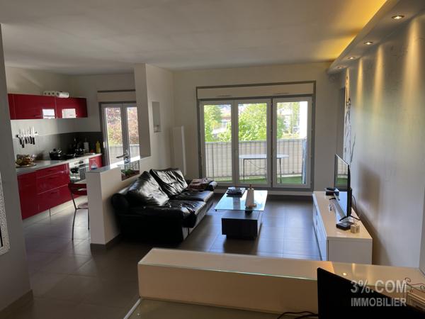 Essey-lès-Nancy, appartement meublé de type F2 de 51 m² au 2ème étage avec 1 chambre et 1 balcon de 8m² Nancy (54000)