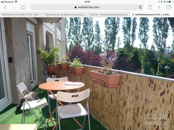 Essey-lès-Nancy, appartement meublé de type F2 de 51 m² au 2ème étage avec 1 chambre et 1 balcon de 8m² Nancy (54000)