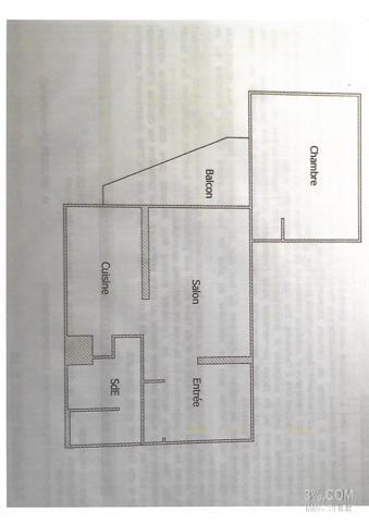 Essey-lès-Nancy, appartement meublé de type F2 de 51 m² au 2ème étage avec 1 chambre et 1 balcon de 8m² Nancy (54000)
