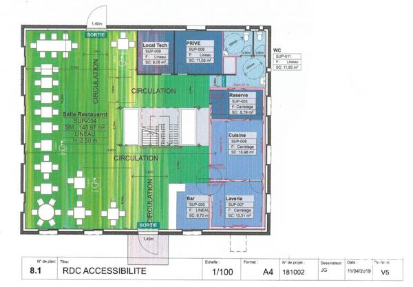 Restaurant à vendre 480 m² Cadours
