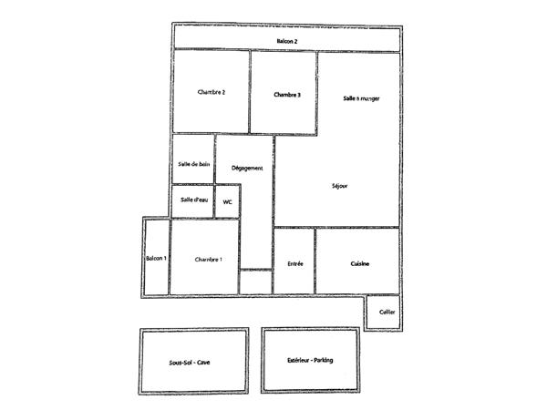 Appartement 4 pièces - 83 m² Exclusivité efficity