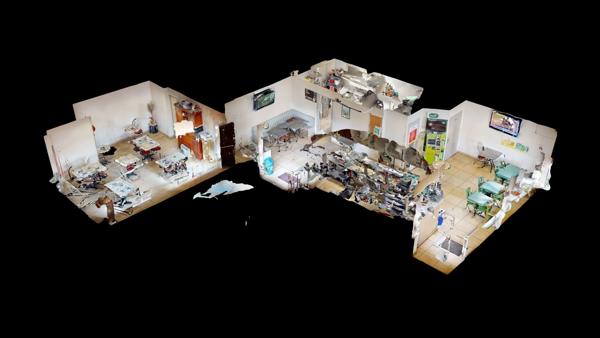 Ensemble immobilier loué avec bail en cours, appartement plus murs commerciaux.