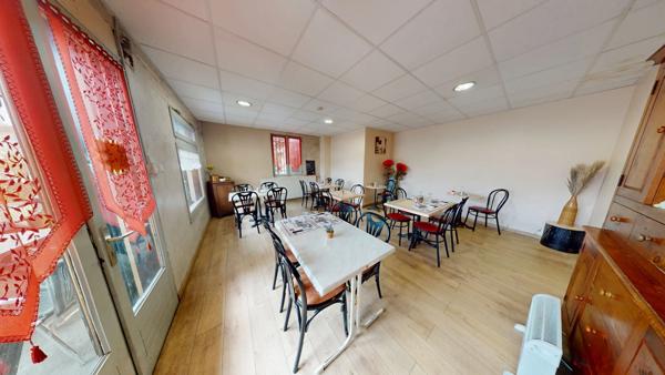 Ensemble immobilier loué avec bail en cours, appartement plus murs commerciaux.