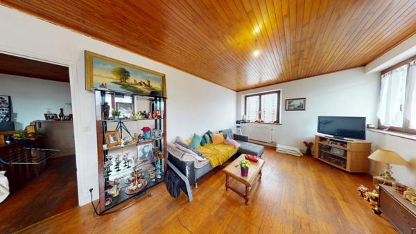 Ensemble immobilier loué avec bail en cours, appartement plus murs commerciaux.