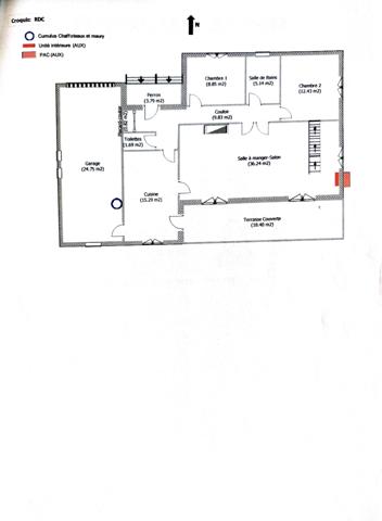 Maison de 140m2 avec 4 chambres sur un terrain de 1453m2