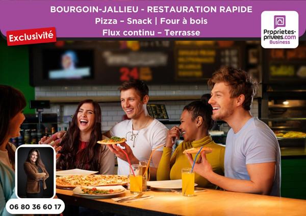 BOURGOIN-JALLIEU - RESTAURANT, SNACK, RETSAURATION RAPIDE, Terrasse