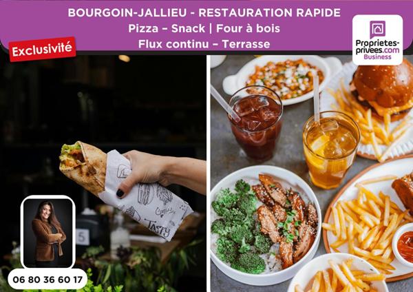 BOURGOIN-JALLIEU - RESTAURANT, SNACK, RETSAURATION RAPIDE, Terrasse