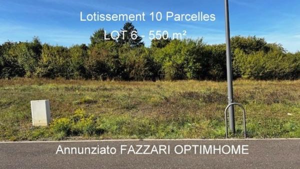 Stenay 55700 terrain à bâtir viabilisé 686 m² Lot n° 3   |   Lotissement Les Vergers   |   34 870 € honoraires inclus