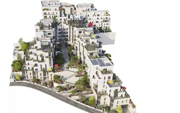 Meudon – Appartement 3 pièces neuf avec terrasse et balcon dans une résidence d’exception 1T27