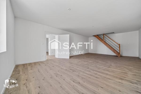 Duplex lumineux 96 m² avec garage privé