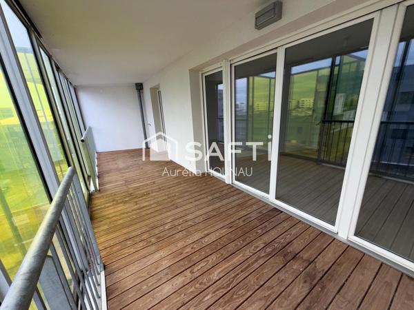 Appartement lumineux avec extérieur de 20m2