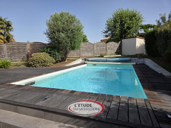 SAINTE PAZANNE BOURG : maison de qualité 133 m² avec 4 chambres (dont 1 suite), garage, piscine et terrasse !