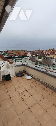 T4 Duplex de 81,2m² avec terrasse SUD - vue exceptionnelle en centre-ville du TOUQUET