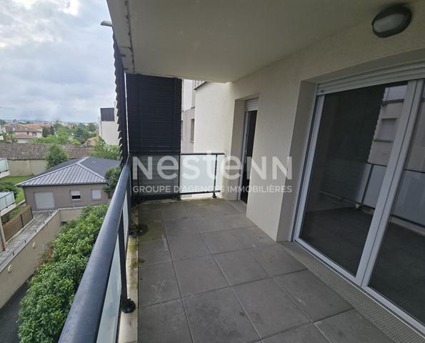 Appartement T2 toulouse 31200 lalande 37.36m² une place de parking en sous sol- terrasse
