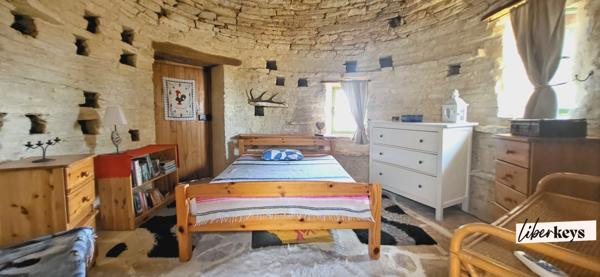 Belle propriété quercynoise du XIXe siècle avec pigeonnier, gîte indépendant, piscine et jardin nourricier – Catus (46150)