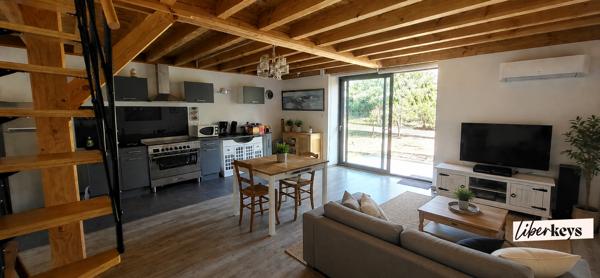 Belle propriété quercynoise du XIXe siècle avec pigeonnier, gîte indépendant, piscine et jardin nourricier – Catus (46150)