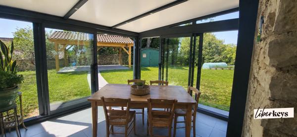 Belle propriété quercynoise du XIXe siècle avec pigeonnier, gîte indépendant, piscine et jardin nourricier – Catus (46150)