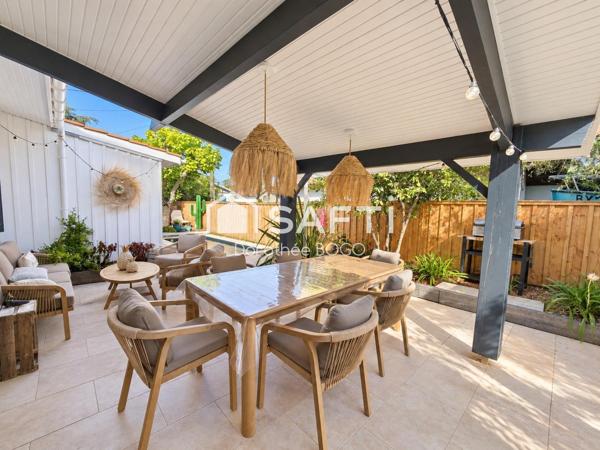 Maison de plain-pied - 2 chambres - piscine