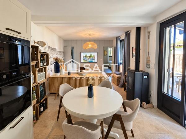Maison de plain-pied - 2 chambres - piscine
