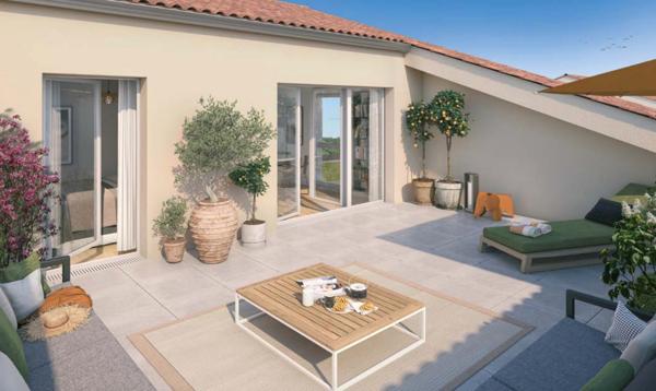T3 66,26 m² avec terrasse de 39m² dernier étage, Bormes les Mimosas