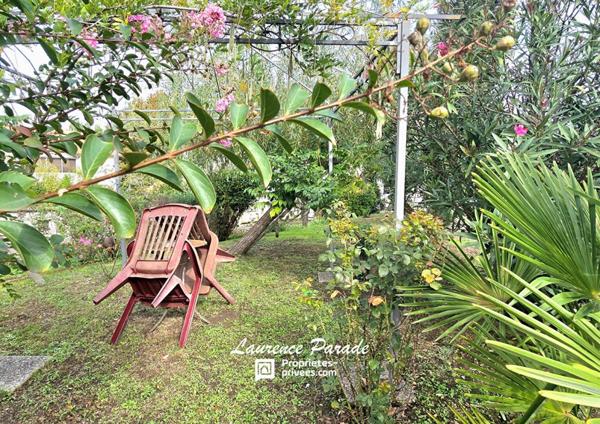 Maison centre ville avec rez de jardin et garage