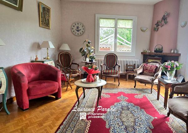 Maison centre ville avec rez de jardin et garage