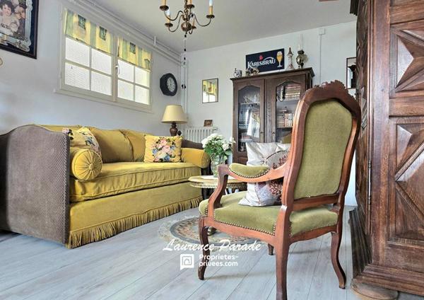 Maison centre ville avec rez de jardin et garage