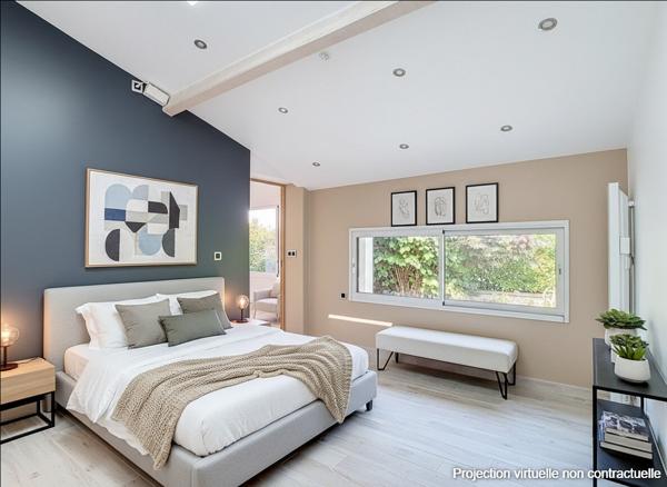 A VENDRE -SAINT-LYS- Maison T6 de plain-pied avec garage et jardin paysager -