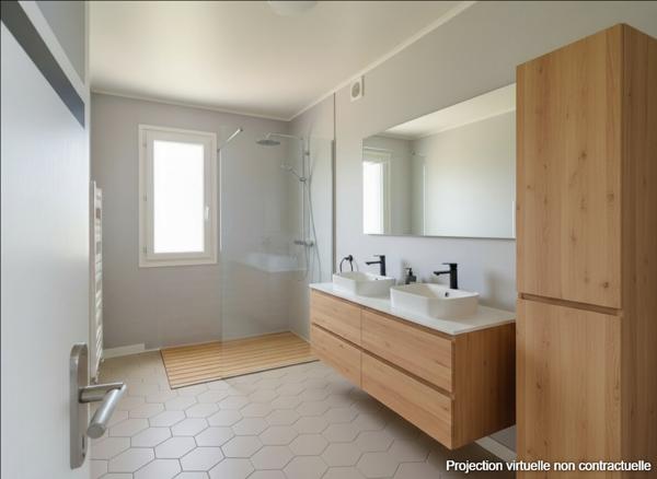 A VENDRE -SAINT-LYS- Maison T6 de plain-pied avec garage et jardin paysager -