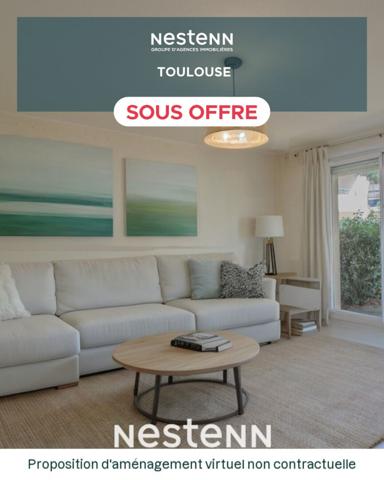 TOULOUSE - Quartier Saint Simon - Appartement T2 en rez-de-jardin avec deux places de parking