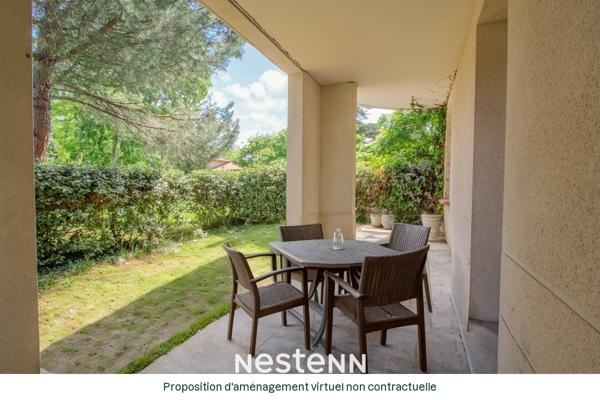TOULOUSE - Quartier Saint Simon - Appartement T2 en rez-de-jardin avec deux places de parking
