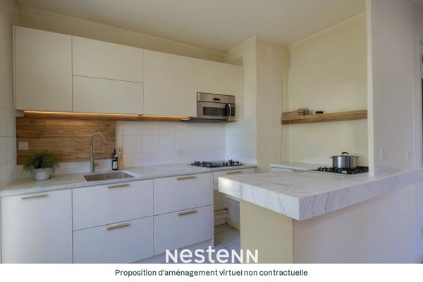 TOULOUSE - Quartier Saint Simon - Appartement T2 en rez-de-jardin avec deux places de parking