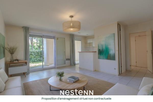 TOULOUSE - Quartier Saint Simon - Appartement T2 en rez-de-jardin avec deux places de parking