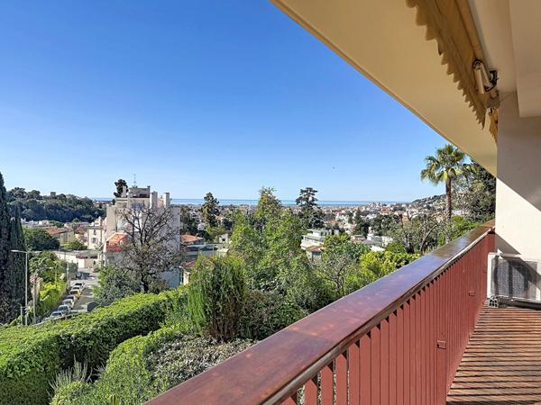 Appartement 3 pièces ? 77 m² ? Vue mer panoramique ? Nice Chambrun